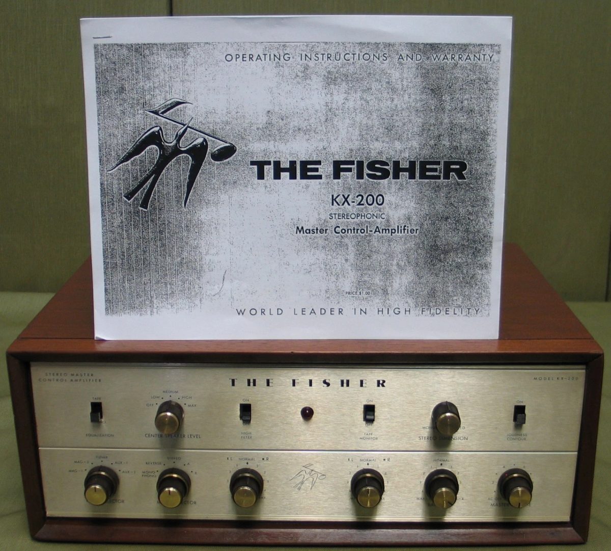 Fisher Tube Amp